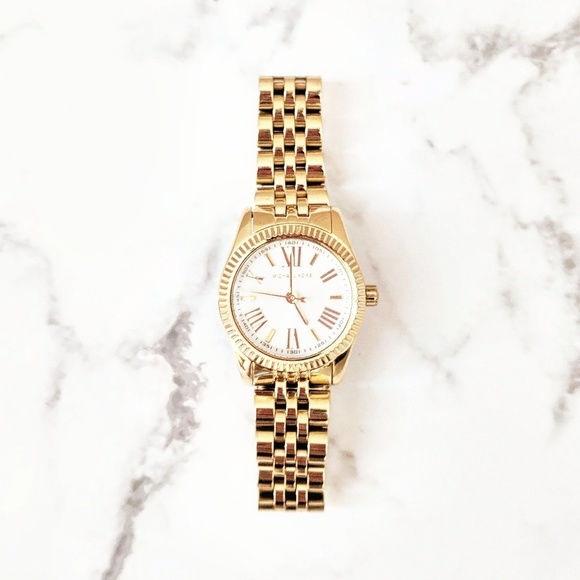 michael kors lexington petite gold